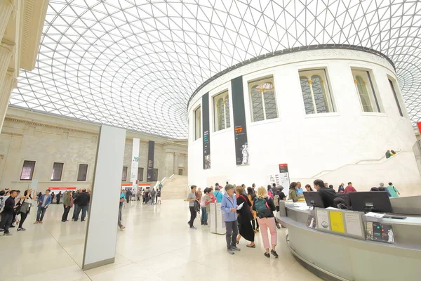 Londres Inglaterra Junio 2019 Personas Identificadas Visitan Museo Británico Londres — Foto de Stock