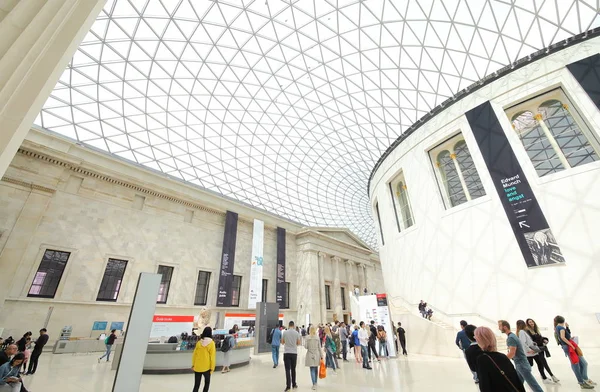 Londres Inglaterra Junio 2019 Personas Identificadas Visitan Museo Británico Londres — Foto de Stock