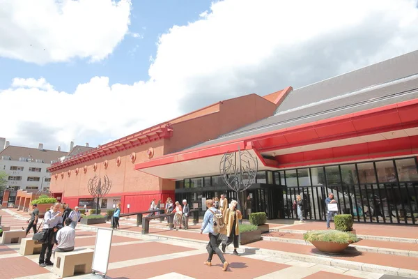 Londres Inglaterra Junio 2019 Personas Identificadas Visitan British Library London — Foto de Stock