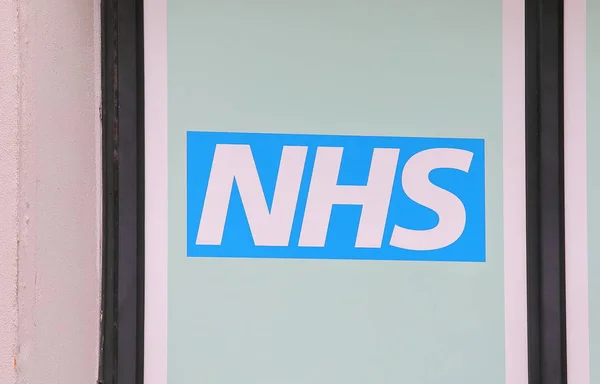 Londra Inghilterra Giugno 2019 Nhs National Health Service Sign — Foto Stock