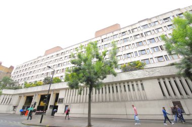 Londra İngiltere - 4 Haziran 2019: Kimliği belirsiz kişiler Londra 'daki Wellington Kışlası' nı ziyaret etti