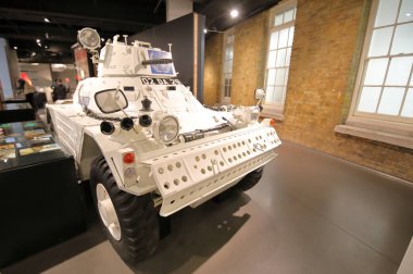Londra İngiltere - 5 Haziran 2019: Imperial war museum London Uk'de savaş tankı gösterisi 