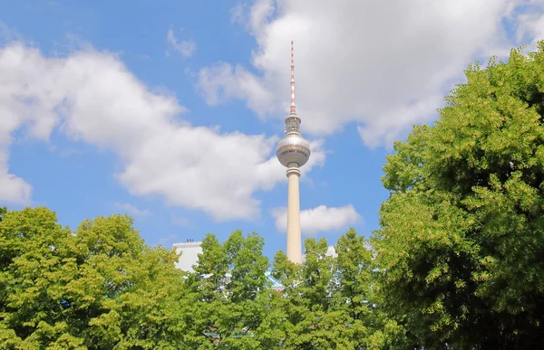 Телебашня Берлин Германия — стоковое фото