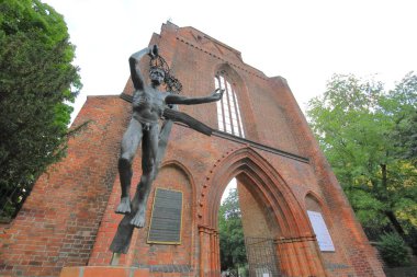 Franziskaner Klosterkirche kilisesi Berlin Almanya Harabesi