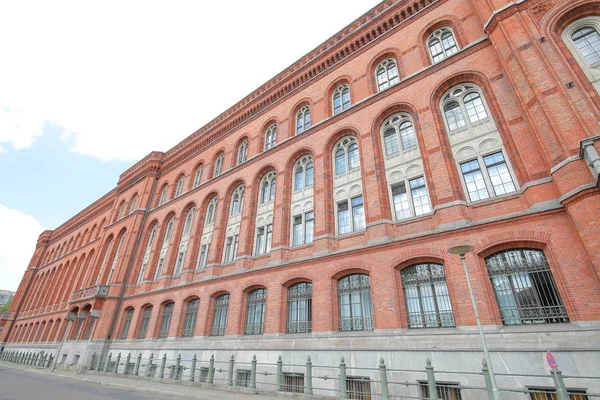 Rotes Rathaus Ayuntamiento Rojo Berlín Alemania — Foto de Stock