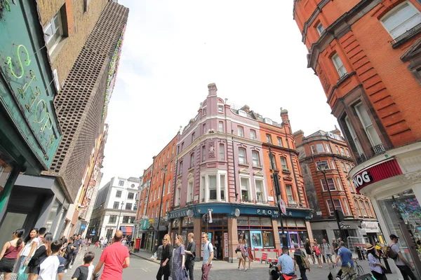 London England June 2019 Unidentified People Visit Soho Area London — Stock Photo, Image