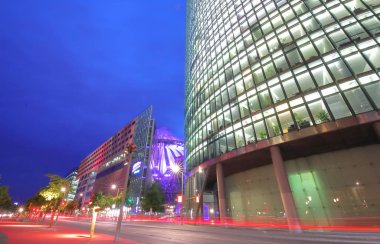 Potsdamer Platz plaza şehir şehir manzarası Berlin Almanya
