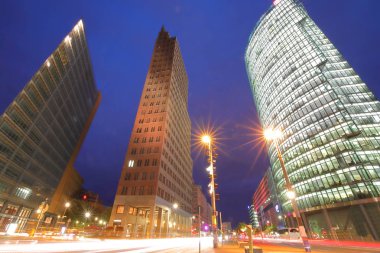Potsdamer Platz plaza şehir şehir manzarası Berlin Almanya