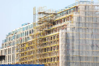 Berlin Almanya - 11 Haziran 2019: İskele şantiyesi Berlin Almanya