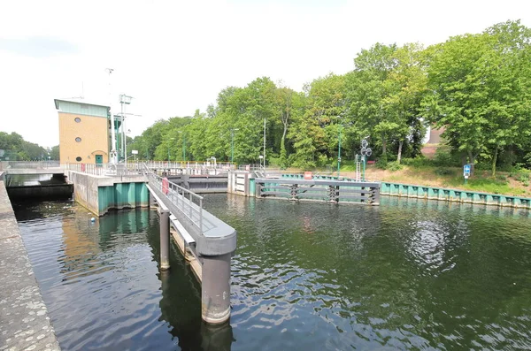 Schleuse Spandau River Lock Berlin Germany — Stock Photo, Image