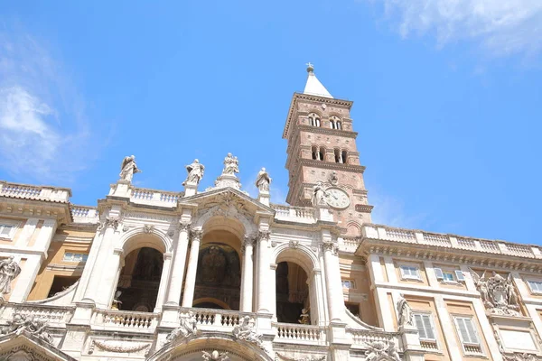 Bazilika Papale Santa Maria Maggiore Kilise Roma Talya — Stok fotoğraf