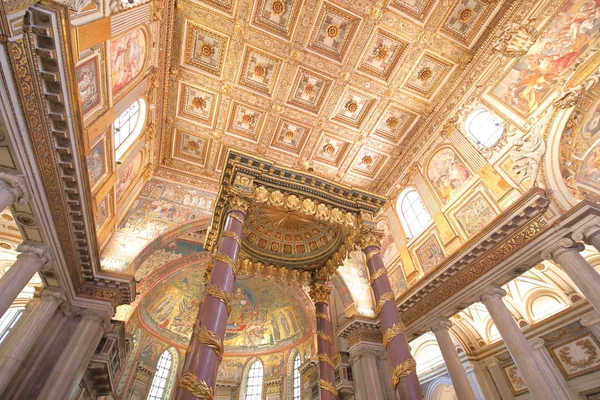 Basílica Papale Santa Maria Maggiore Roma Italia — Foto de Stock