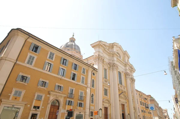 Ambrogio Carlo Corso Church Rom Italien — Stockfoto
