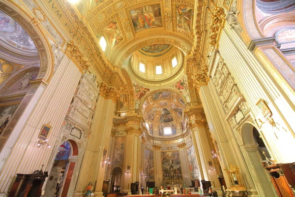 Roma Italia Junio 2019 Personas Identificadas Visitan Iglesia Sant Andrea — Foto de Stock