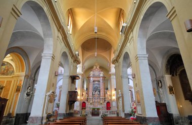 Roma İtalya - 15 Haziran 2019: San Francesco bir Ripa kilisesi Trastevere Roma İtalya