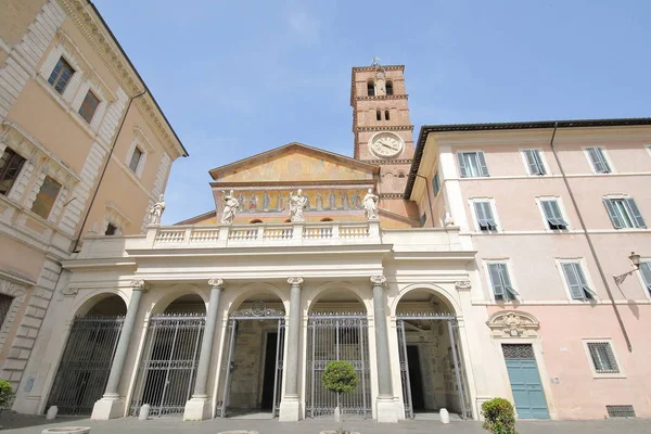 Iglesia Basílica Santa Maria Trastevere Roma Italia — Foto de Stock