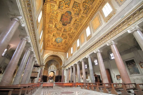 Rom Italien Juni 2019 Basilika San Crisogono Trastevere Rom Italien — Stockfoto