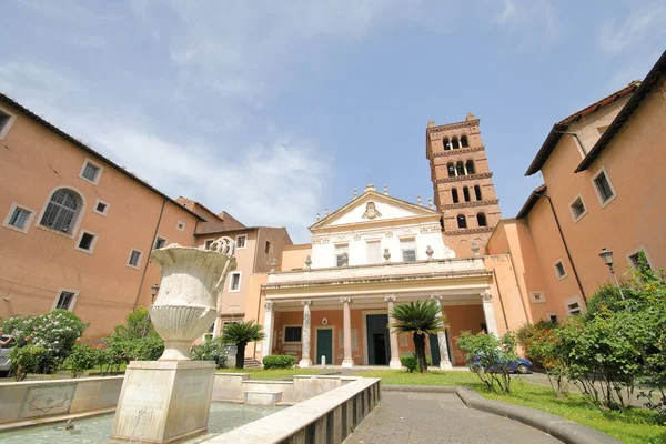 Basílica Santa Cecilia Trastevere Roma Italia — Foto de Stock