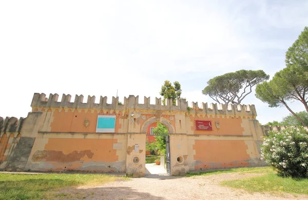 Pietro Canonica Museo Borghese Jardín Parque Roma Italia — Foto de Stock