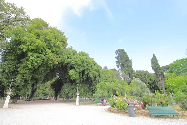 Rom Italien Juni 2019 Oidentifierade Personer Besök Borghese Garden Park — Stockfoto