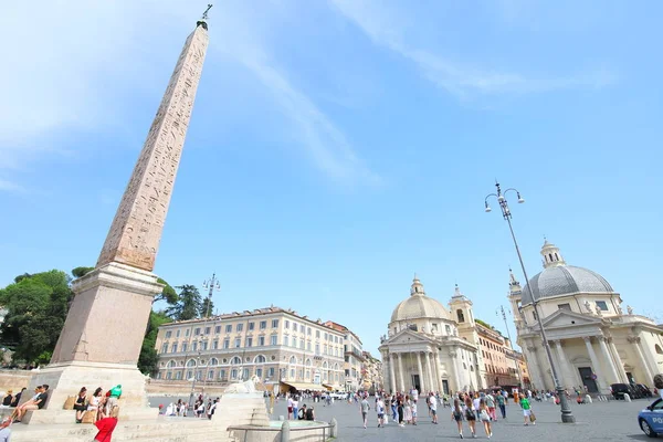 Rome Italy June 2019 Unidentified People Visit Piazza Del Popolo — ストック写真