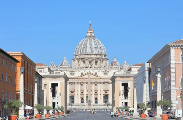 Ватиканская Базилика Святого Петра Стоковое Фото