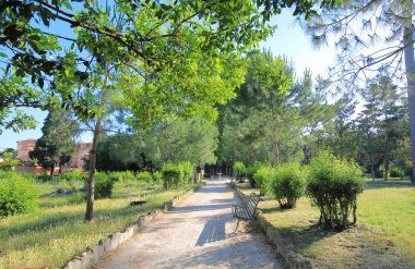 Monte Celio tepe parkı Roma İtalya
