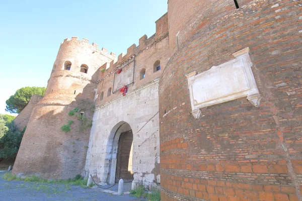 Porta San Paolo Kapı Roma Talya — Stok fotoğraf