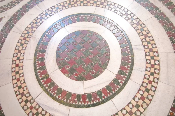 Bazylika San Giovanni Laterano Marmurowa Podłoga Projekt Rzym Włochy — Zdjęcie stockowe