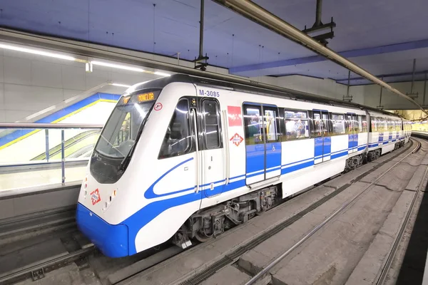 Madrid Spanya Mayıs 2019 Metro Metro Metro Trenmadrid Spanya Stok Resim