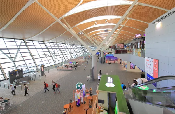 Shanghai Chine Juin 2019 Des Personnes Non Identifiées Voyagent Aéroport — Photo