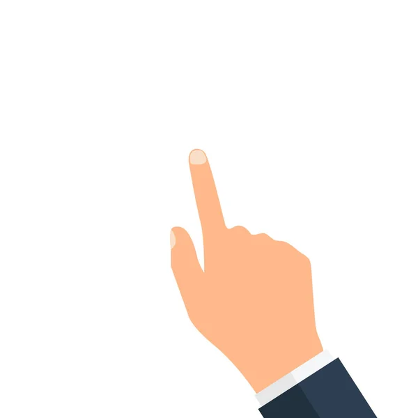 Hand, finger. Vector illustration flat design EPS. — Stock Vector