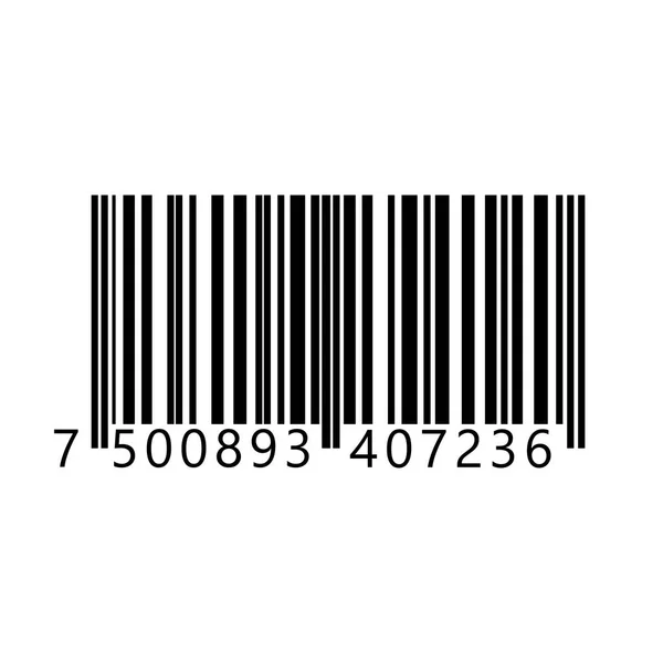 Icono realista de código de barras. Ilustración de vectores de código de barras. EPS — Vector de stock