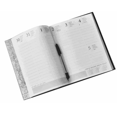 Metin kitabı beyaz yazı tipini aç