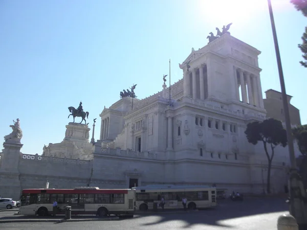 Μνημείο Μαρμάρου Altare Della Patria — Φωτογραφία Αρχείου