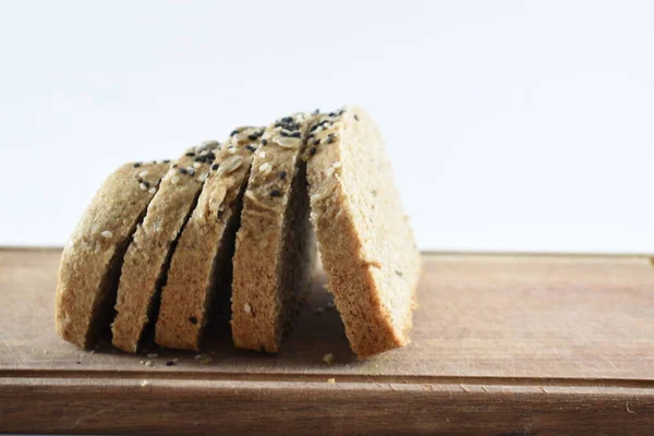 Front Views Sliced Homemade Bread — Stock Photo, Image