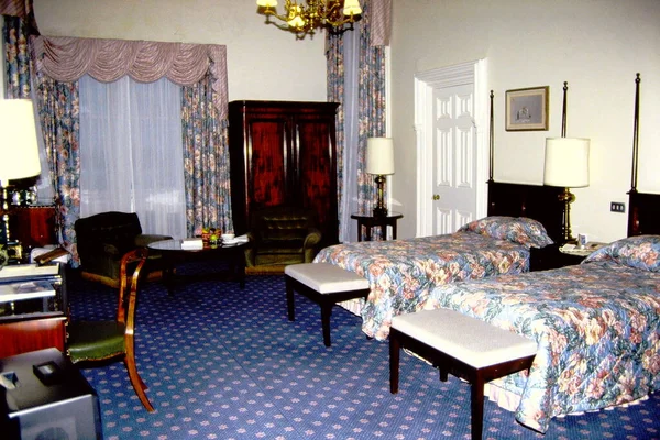 Κομψό Δωμάτιο Ξενοδοχείου Στο Ashford Castle — Φωτογραφία Αρχείου