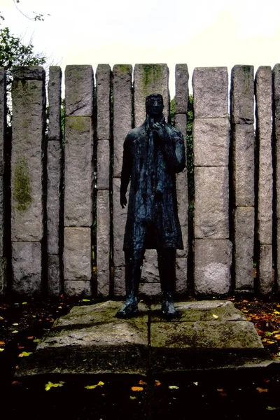 Europe Ireland Dublin Wolf Tone Memorial Corner Stephen Green Patriot — Stock Photo, Image