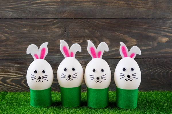 Funny easter eggs cute bunny. Creative Easter egg decoration ideas with easter bunny