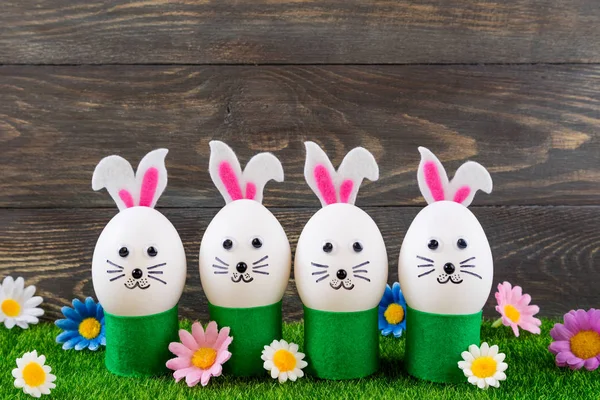 Funny easter eggs cute bunny. Creative Easter egg decoration ideas with easter bunny