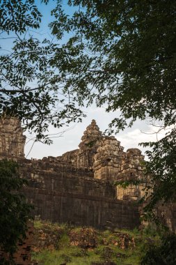 Siem Reap, Kamboçya 'daki Phnom Bakheng manzarası.