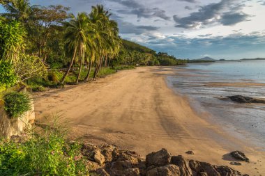 Ranong, Tayland 'daki güzel sahil manzarası..