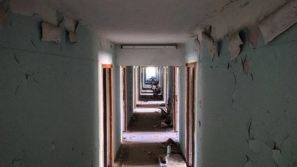 Casa Férias Velha Abandonada Stren Estava Sob União Soviética Havia — Fotografia de Stock