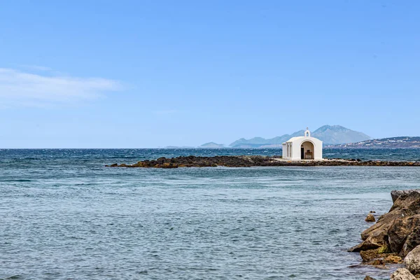 Pohled Kapli Mikuláše Georgioupolisu Ostrově Betonu — Stock fotografie