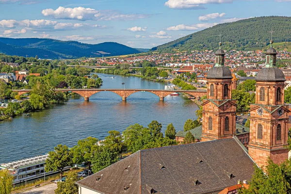 Miltenberg Şatosu 'ndan Miltenberg Ortaçağ şehrine yaz boyunca bir göz atın.