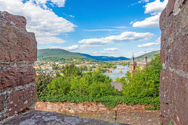 View Medieval City Miltenberg Miltenberg Castle Daytime Summer — Stock Photo, Image