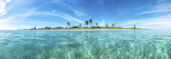 Florida Keys Teki Sandspur Sahili Nin Panoramik Resmi — Stok fotoğraf