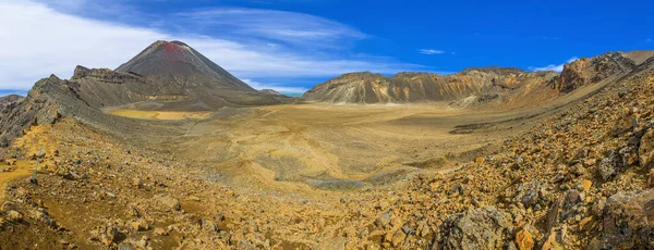 Imagen Panorámica Del Monte Ngauruhoe Parque Nacional Tongariro Isla Norte —  Fotos de Stock