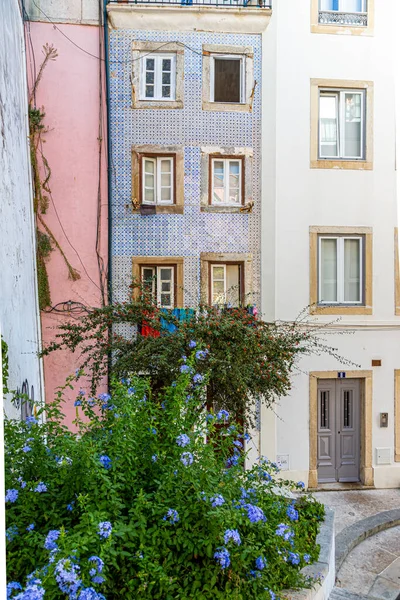 Gamle Fasader Gamlebyen Lisboa Portugal – stockfoto