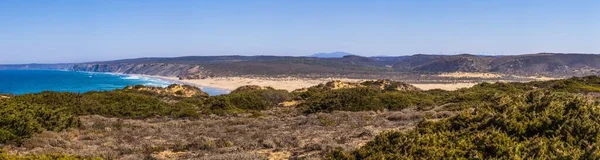 Panoramic Picture Praia Bordeira Portugal — Stock Photo, Image